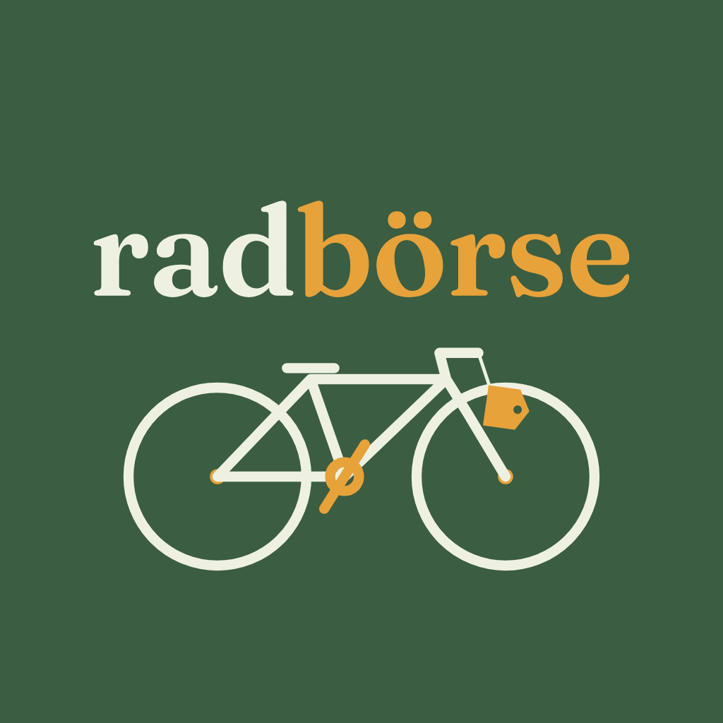Logo der feudenheimer radbörse: Fahrrad mit Preisschild